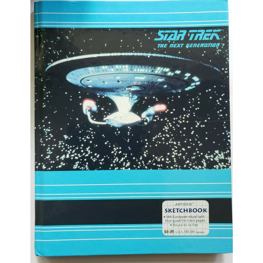 New 1993 Star Trek The Next Generation Sketchbook. Antioch NOS U175